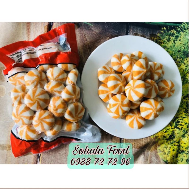 Viên thả lẩu Bánh bao nhân Trứng cá bịch 500g