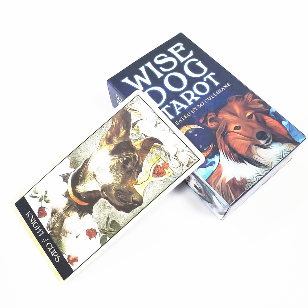 Bài Tarot Wise Dog Tarot Tặng Đá Thanh Tẩy E8