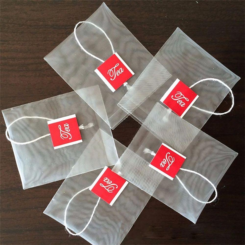 100 Túi Lọc Trà Hình Kim Tự Tháp Kích Thước 7X6Cm