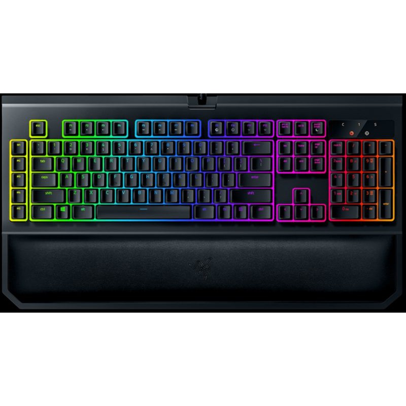 Razer Blackwidow Chroma V2 (99,9%) full phím Switch Razer Green có kê tay