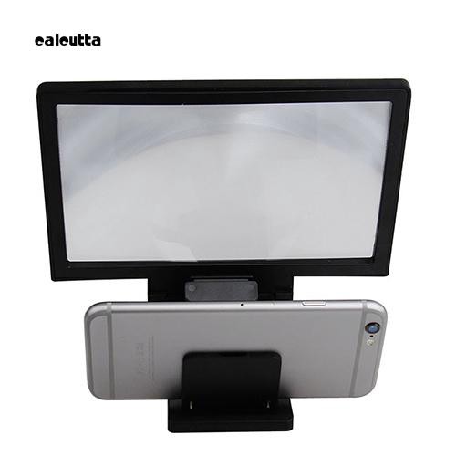 CAL_Mobile Phone 3D Screen Amplifier Magnifying Glass HD Stand for Video