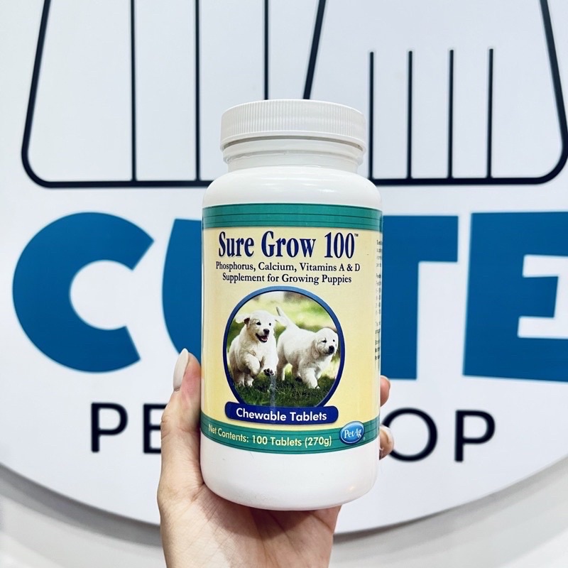 Canxi cho chó Sure Grow 100 Hàng Chính Hãng Mỹ