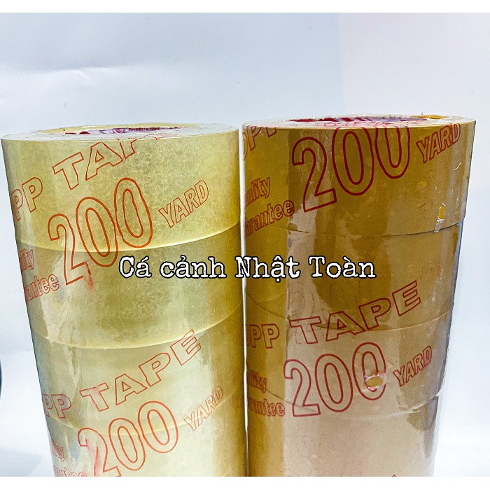 CUỘN BĂNG KEO 200 YARD HÀNG DÀY DÍNH DAI 1 CÂY 6 CUỘN