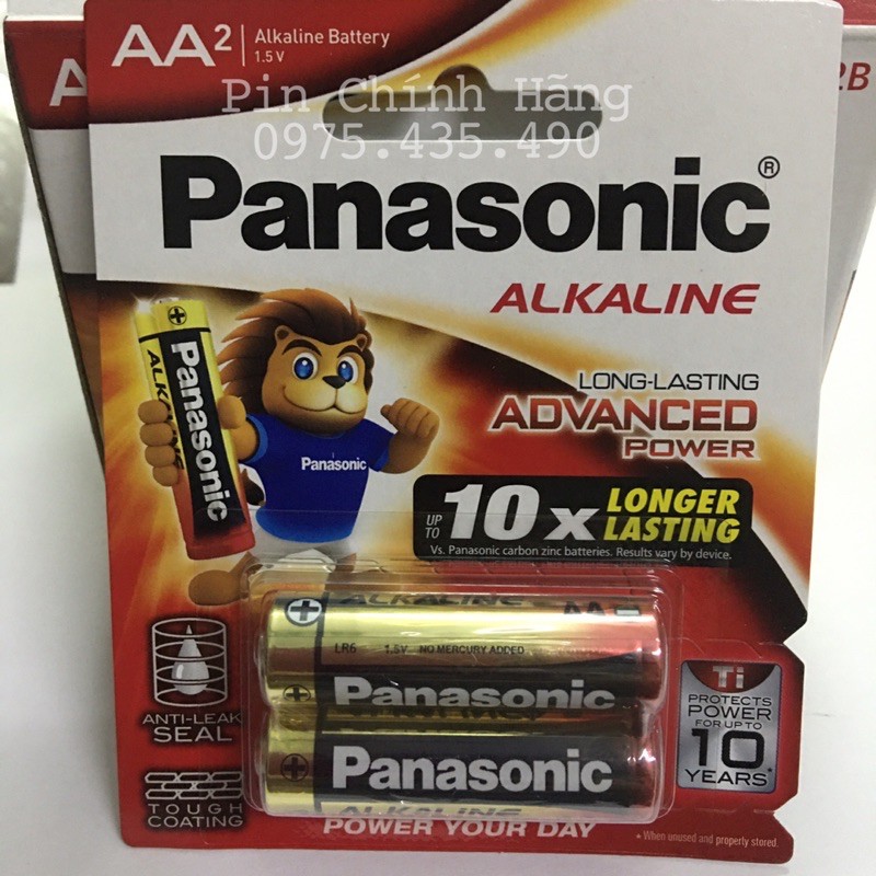 Pin AA / AAA Panasonic Alkaline Chính Hãng Vỉ 2 Viên, Vỉ 4 Viên