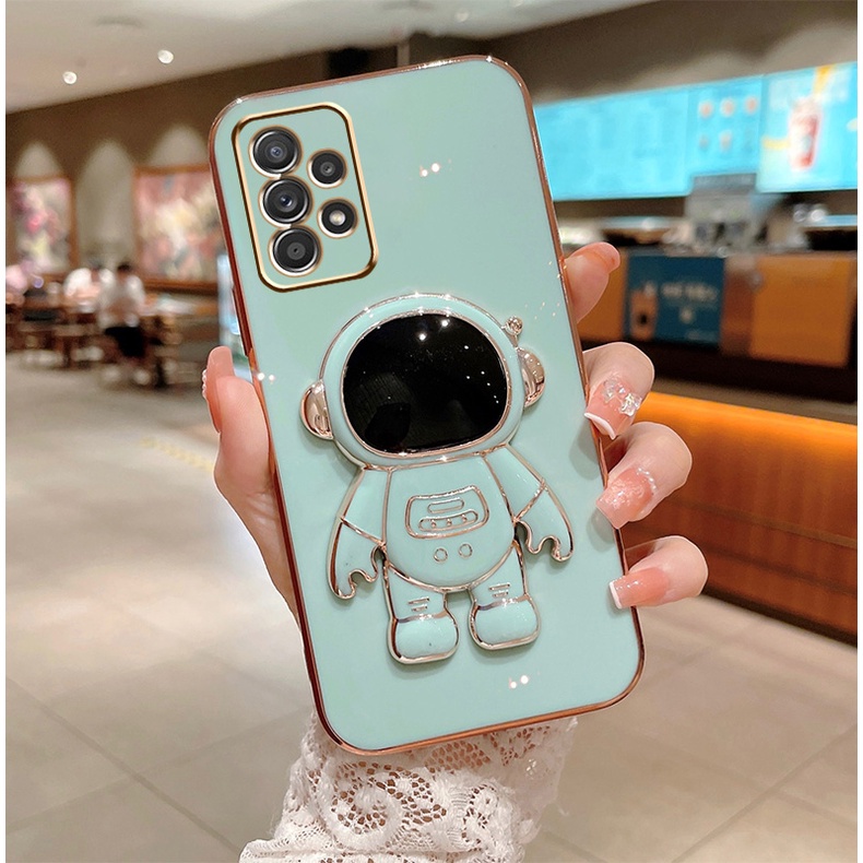 Ốp Điện Thoại Silicon Mềm Có Giá Đỡ Hình Phi Hành Gia Cho Samsung Galaxy Note20 Note20 Ultra Note10 Note10 Plus Core