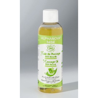 Dầu mát xa hữu cơ cho bé Alphanova 100ml