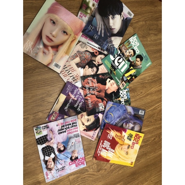 Tạp chí hoa học trò idol Hàn