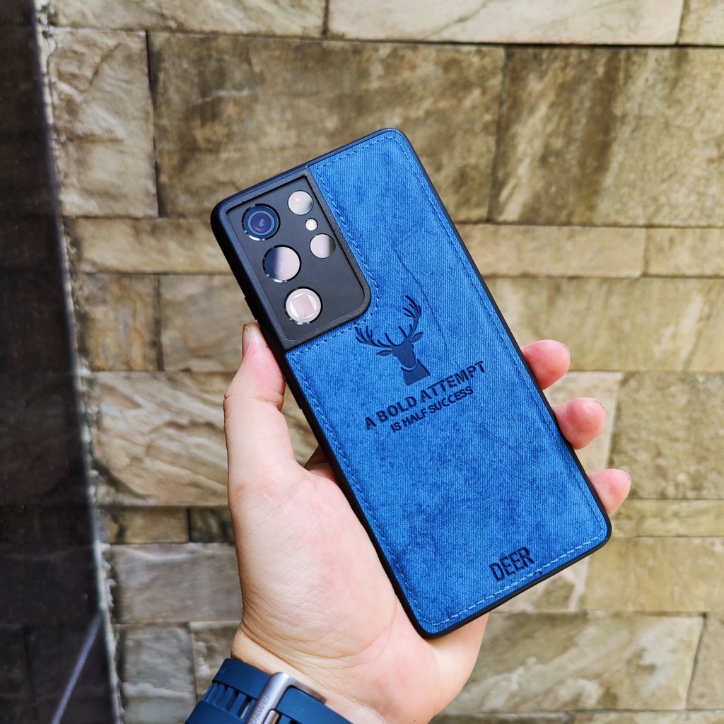 Ốp lưng samsung s21 ultra s21 plus s21 5g s8 plus chống bám vân tay hình Nai 3D nhiều màu sắc phụ kiện huỳnh tân store