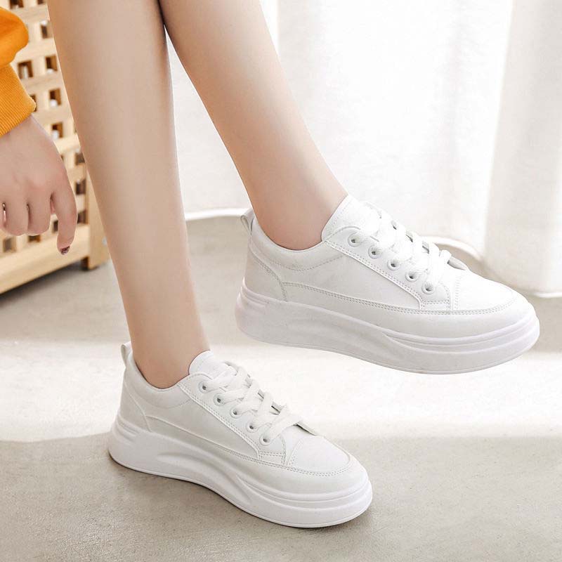 [SIÊU SALE] Giày sneaker nữ cao cấp SF-02 (Basic Trắng)