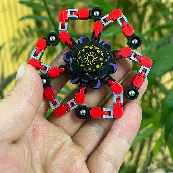 Spiner VikiToys Spinner Robot Kim Loại 6 Cánh Cao Cấp Con Quay Vô Cực Thần Tốc Ma Thuật Manh Nhất Gấp Gọn Để Bàn Giá rẻ