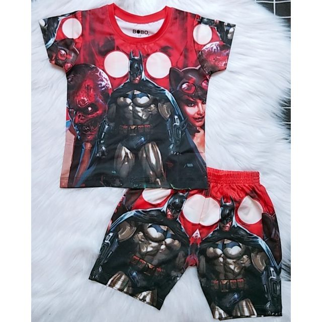Bộ thun lạnh 3d siêu nhân bat man