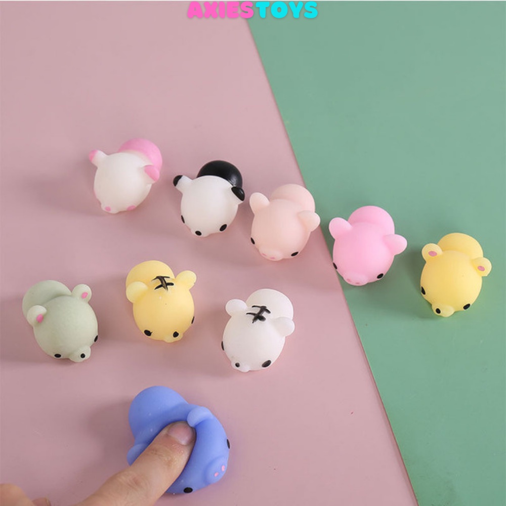 Squishy Mini Mochi giá rẻ thú silicon dẻo bóp tay, đồ chơi giảm stress