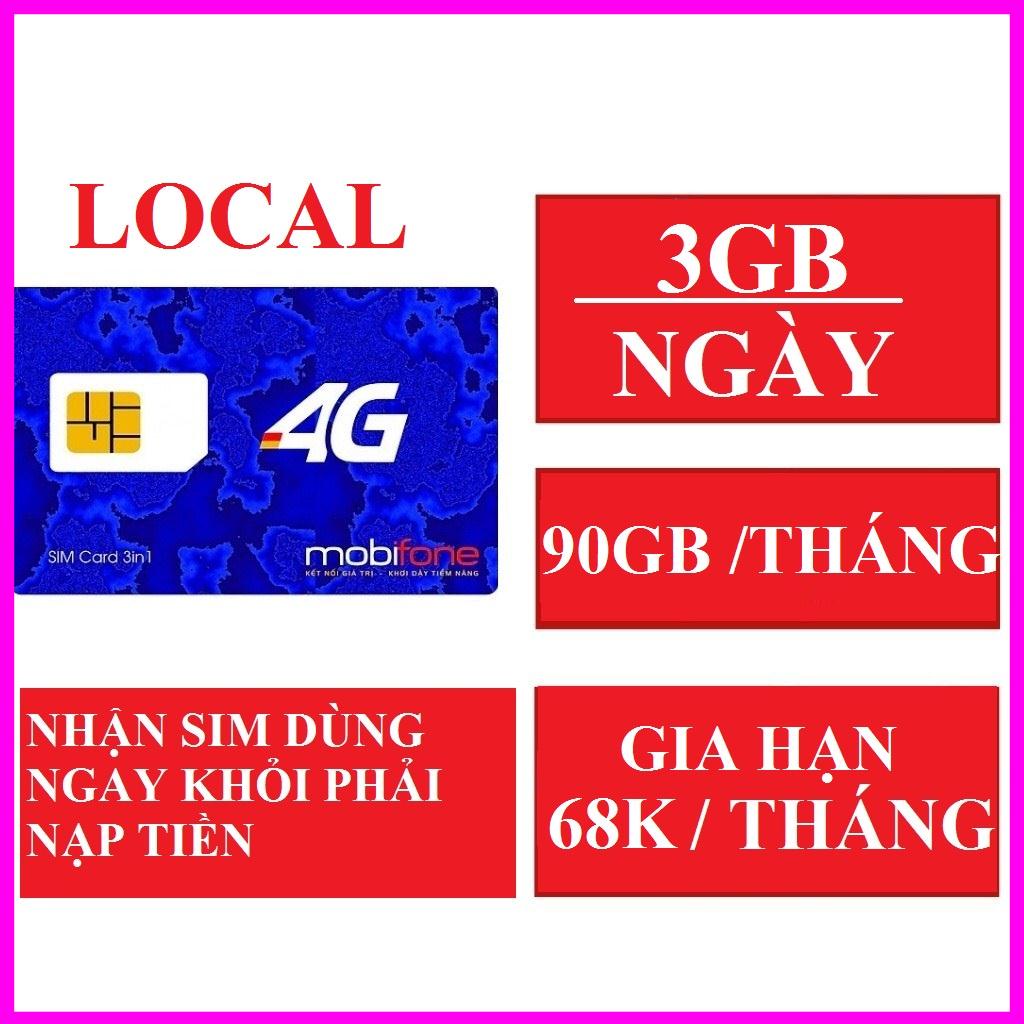 SIM 4G 1 NĂM SIM 4G MOBIFONE C90N 120G/THÁNG hottt 1*