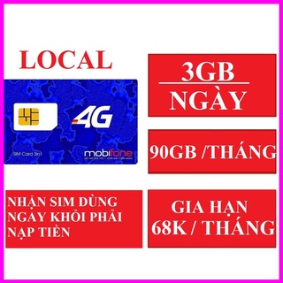 SIM 4G 1 NĂM SIM 4G MOBIFONE C90N 120G/THÁNG hottt 1*