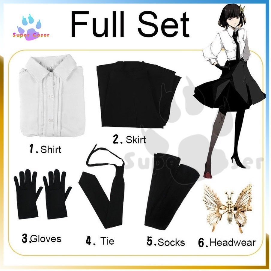 Bộ trang phục hóa trang thành nhân vật trong anime Bungo Stray Dogs Akiko Yosano