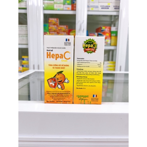✅ HepaC giúp tăng cường chức năng gan và sức đề kháng cho cơ thể