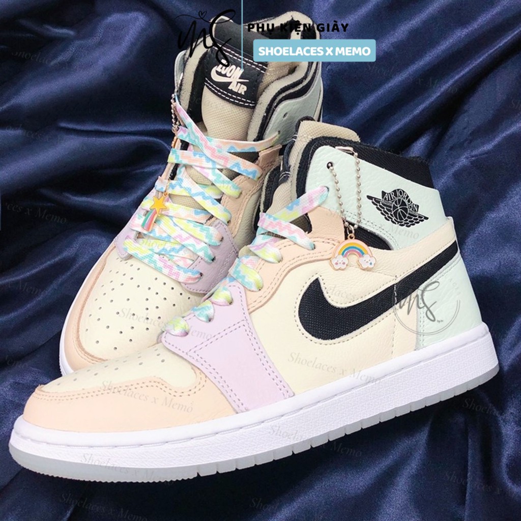 Dây Giày Custom Nike Air Jordan 1 Candy Sweet AF1 Phối Màu Ngọt Ngào