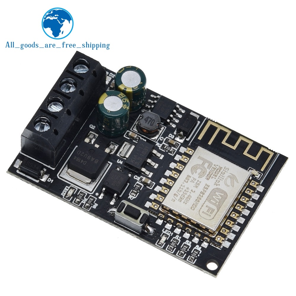 Mô Đun Điều Khiển Từ Xa Sinilink Esp-12F Wifi 5v-36v Cho Điện Thoại Thông Minh App Xy-Wfms