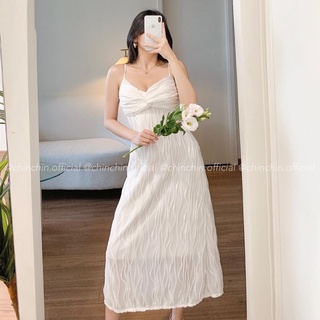 Đầm midi dây xoắn ngực