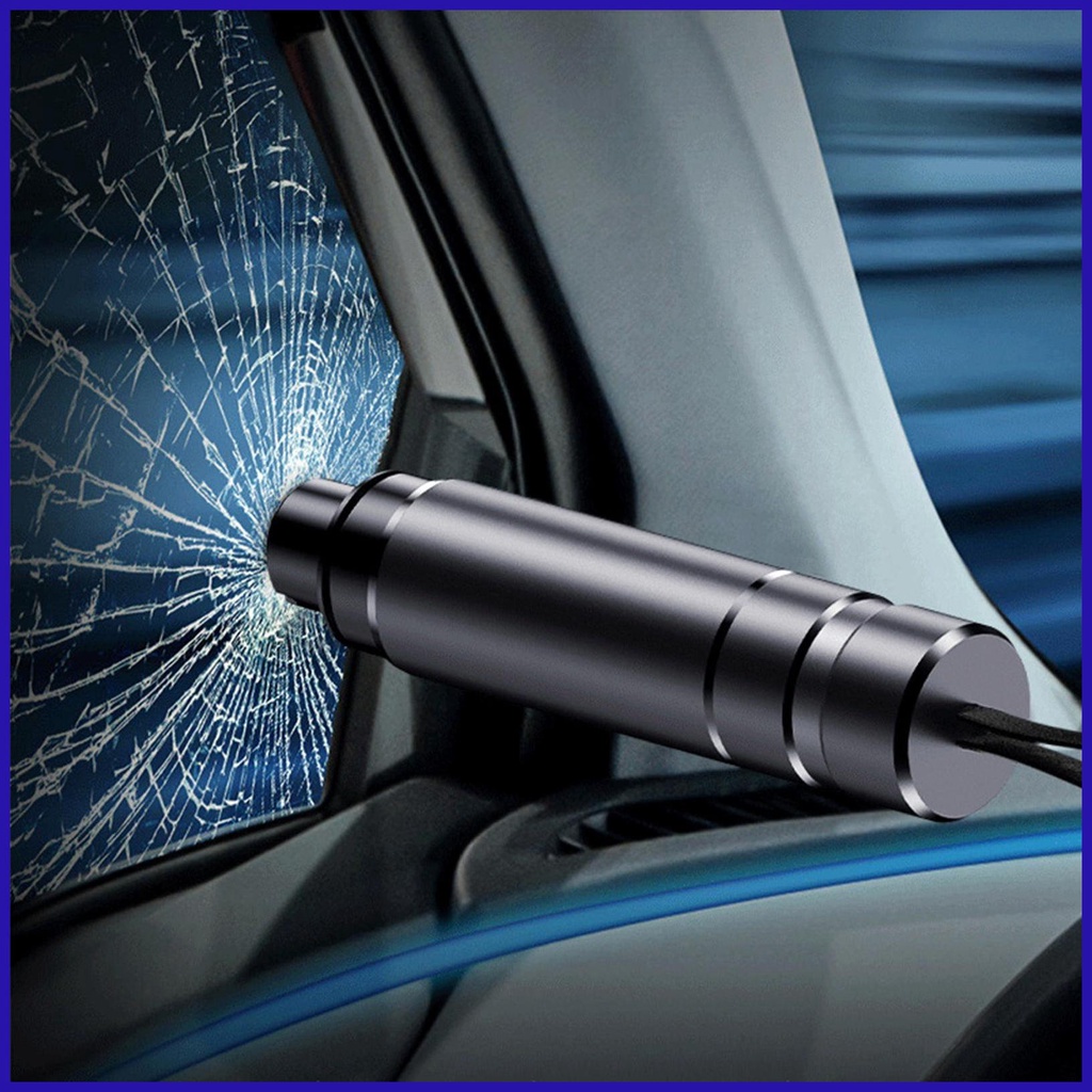 Dụng Cụ Búa Cắt Và Phá Cửa Kính Kèm Dây Đai An Toàn Thoát Hiểm Cho Xe Hơi