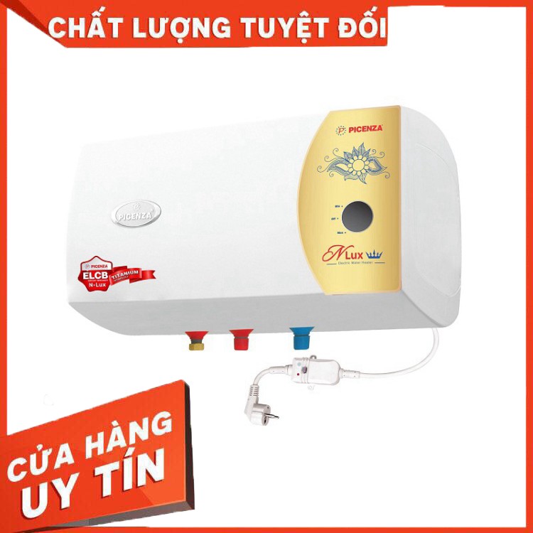 [Hàng chính hãng] BÌNH NÓNG LẠNH PICENZA N15LUX 15L ngang Mới 100%