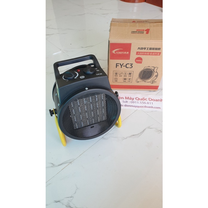 Máy sưởi ấm 3kw - phát nhiệt bằng gốm ceramic