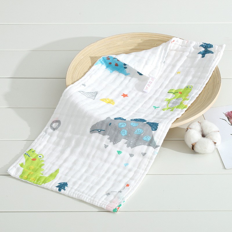 Khăn tắm cotton 6 lớp mềm mại cho bé 25x50cm