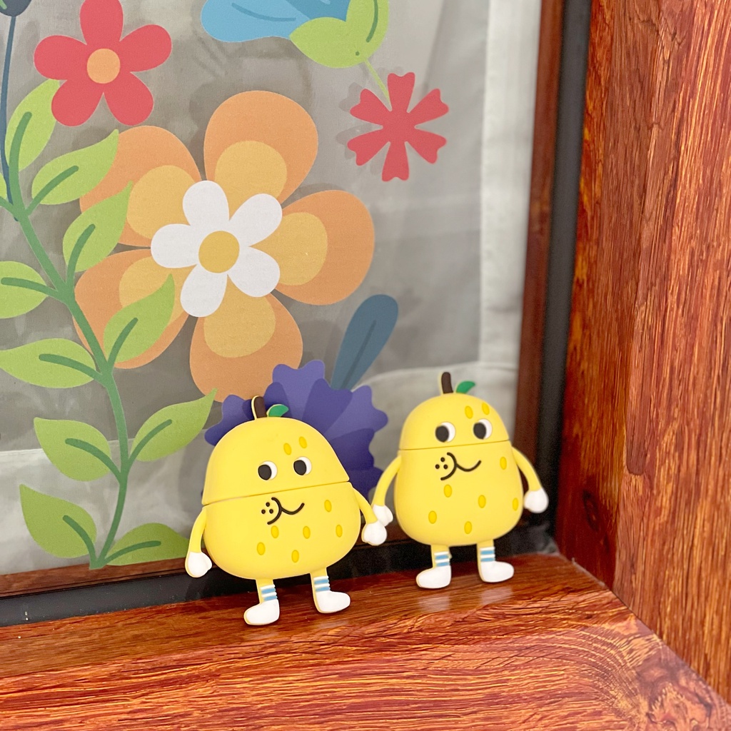 Vỏ Bảo Vệ Hộp Sạc Tai Nghe airpods Pro 1 / 2 / 3 Bằng Silicon Họa Tiết Hoạt Hình Sydney Dễ Thương