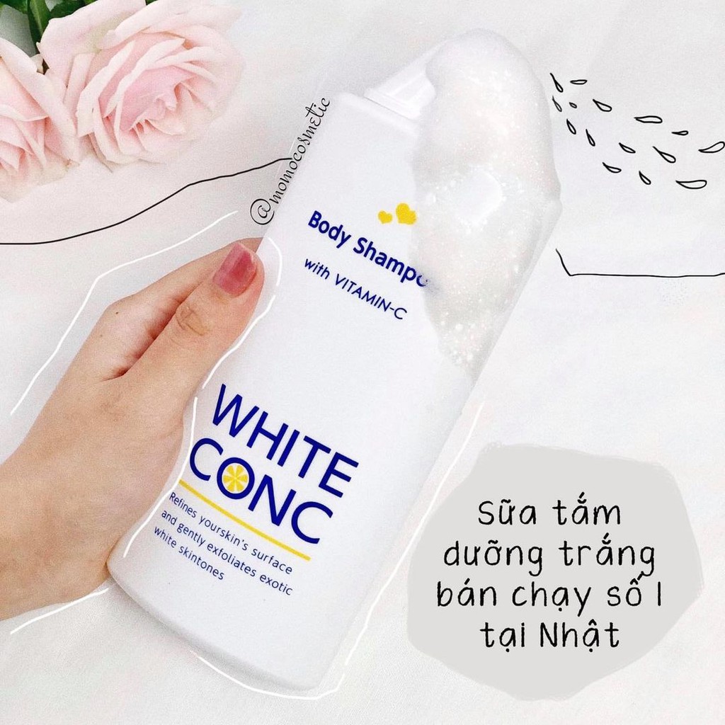 Sữa tắm dưỡng trắng White Conc