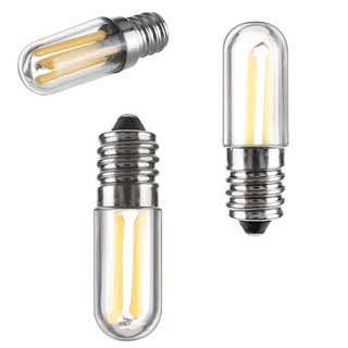 Mini E14 E12 220V LED Tủ Lạnh Tủ Đông Dây Tóc Bóng Đèn COB Có Thể Điều Chỉnh Độ Sáng 1W 2W 4W Đèn Trắng Ấm / Lạnh Chiếu Sáng