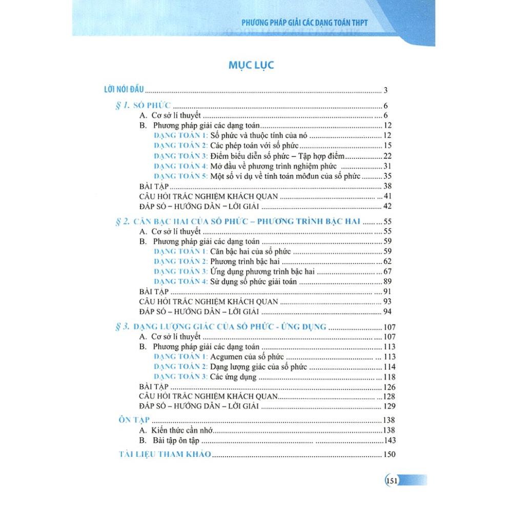 Sách: Phương Pháp Giải Các Dạng Toán THPT - Số Phức - Minh Long
