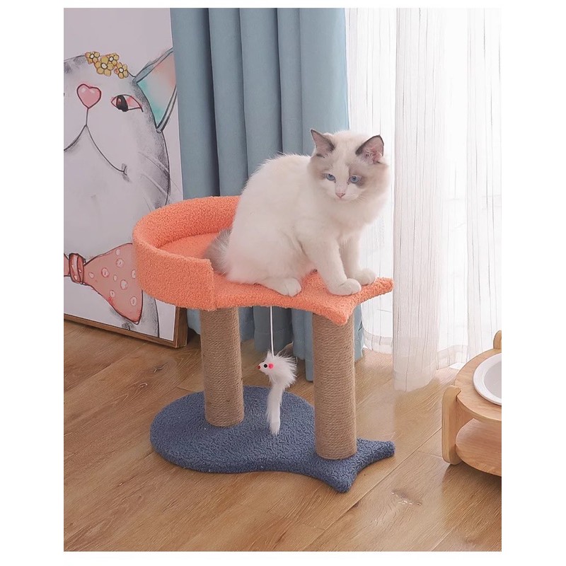 Cat tree trụ cào móng mèo mẫu mới nhất 2021, cattree cho thú cưng cao cấp xịn sò ♥️♥️♥️