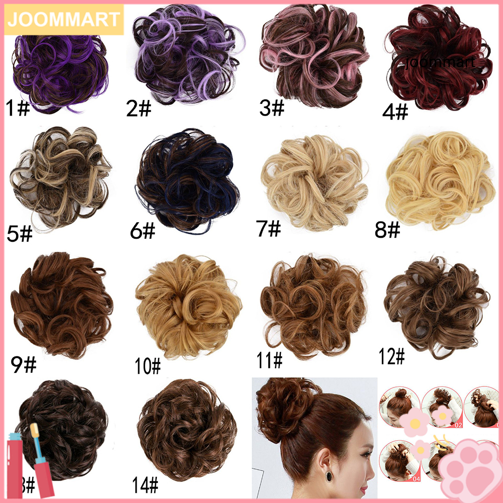 (Hàng Mới Về) Búi Tóc Giả Hình Bánh Donut Uốn Xoăn Thời Trang Cho Nữ | BigBuy360 - bigbuy360.vn