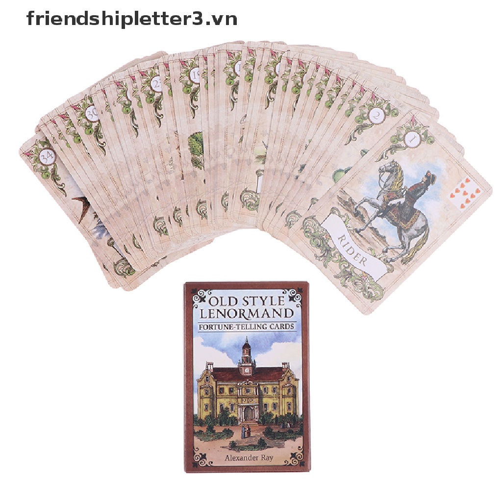 Bộ Thẻ Bài Tarot Lenormand Oracle Phong Cách Cổ Điển