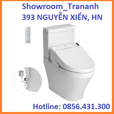 BỒN CẦU TOTO CS945D KẾT HỢP NẮP ĐIỆN TỬ/ NẮP RỬA CƠ, Bồn Cầu Thông Minh, Bàn Cầu TOTO 2 Khối