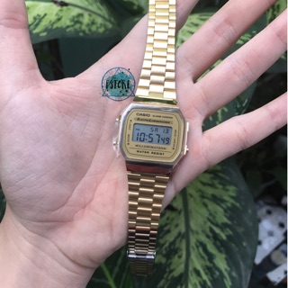 Đồng hồ Casio a168 vàng