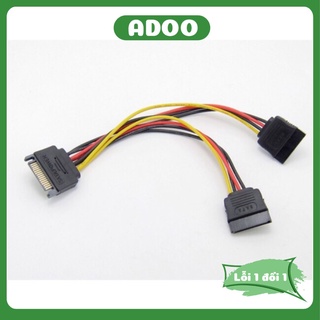 Giá siêu tốt cáp chia nguồn sata 1 ra 2 dài 20cm cáp sata 1-1 adoo