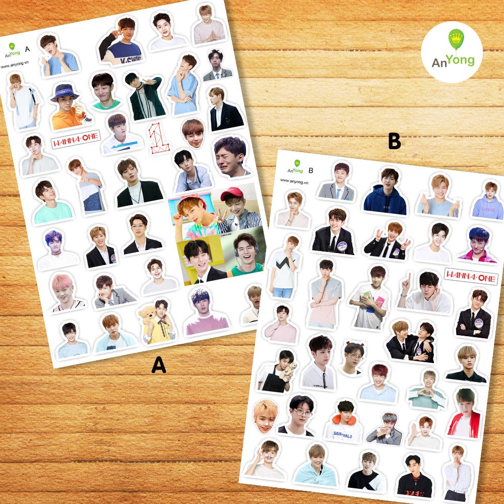 Hình dán sticker WANNA ONE