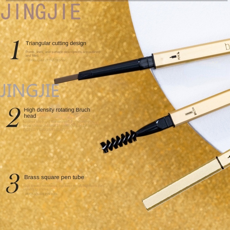 Berberi® Bút Chì Kẻ Lông Mày Hai Đầu Siêu Mịn Không Nhòe Lâu Trôi