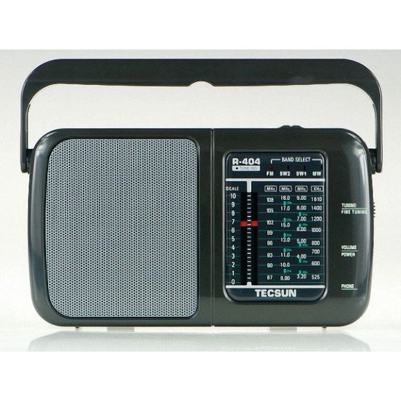 ĐÀI RADIO PIN ĐẠI CẮM ĐIỆN TECSUN R-404  (VyVy Smart)