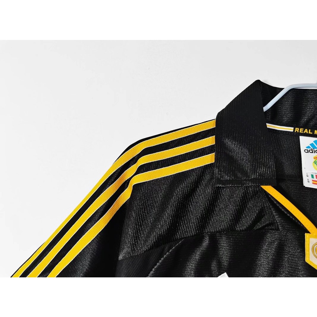 Áo Thun Thể Thao Bóng Đá Tay Ngắn Đội Real Madrid Mùa Giải 1999/01 S-2XL