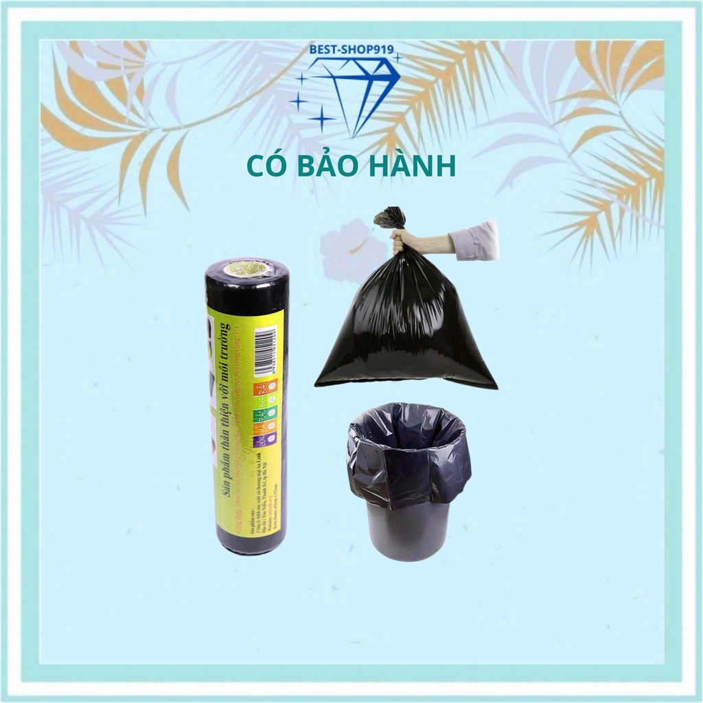 Túi Đựng Rác Tự Phân Hủy Cỡ Lớn 65 x 35cm Bảo Vệ Môi Trường Dùng cho Gia Đình Văn Phòng Nhà Hàng Khách Sạn