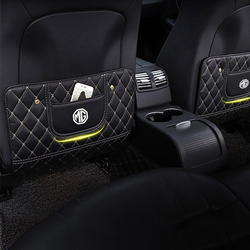 Miếng đệm da bảo vệ chống đá gắn lưng ghế xe hơi MG HS ZS