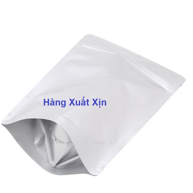 1KG TÚI ZIP BẠC ĐÁY ĐỨNG