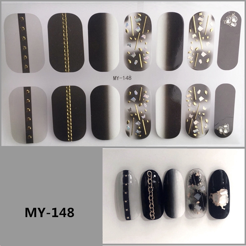 Miếng dán đính hạt 3D trang trí móng tay nghệ thuật My145-152