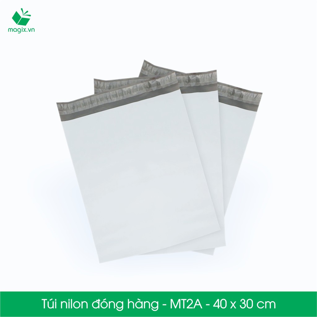 MT2A - 40x30 cm - 100 túi nilon 2 lớp đóng hàng thay thùng hộp carton