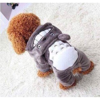 Quần áo chó mèo - áo cho chó mèo totoro 4 chân