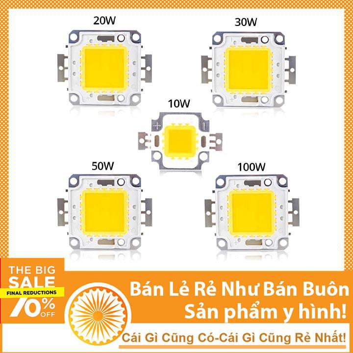 Nhân LED 12V 50W Màu Trắng Sáng/Vàng Ấm