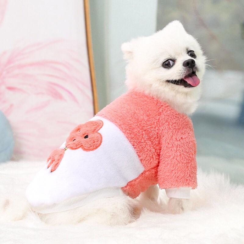 ÁO MÙA ĐÔNG LÔNG CỪU CHO THÚ CƯNG MẪU CHÓ POODLE