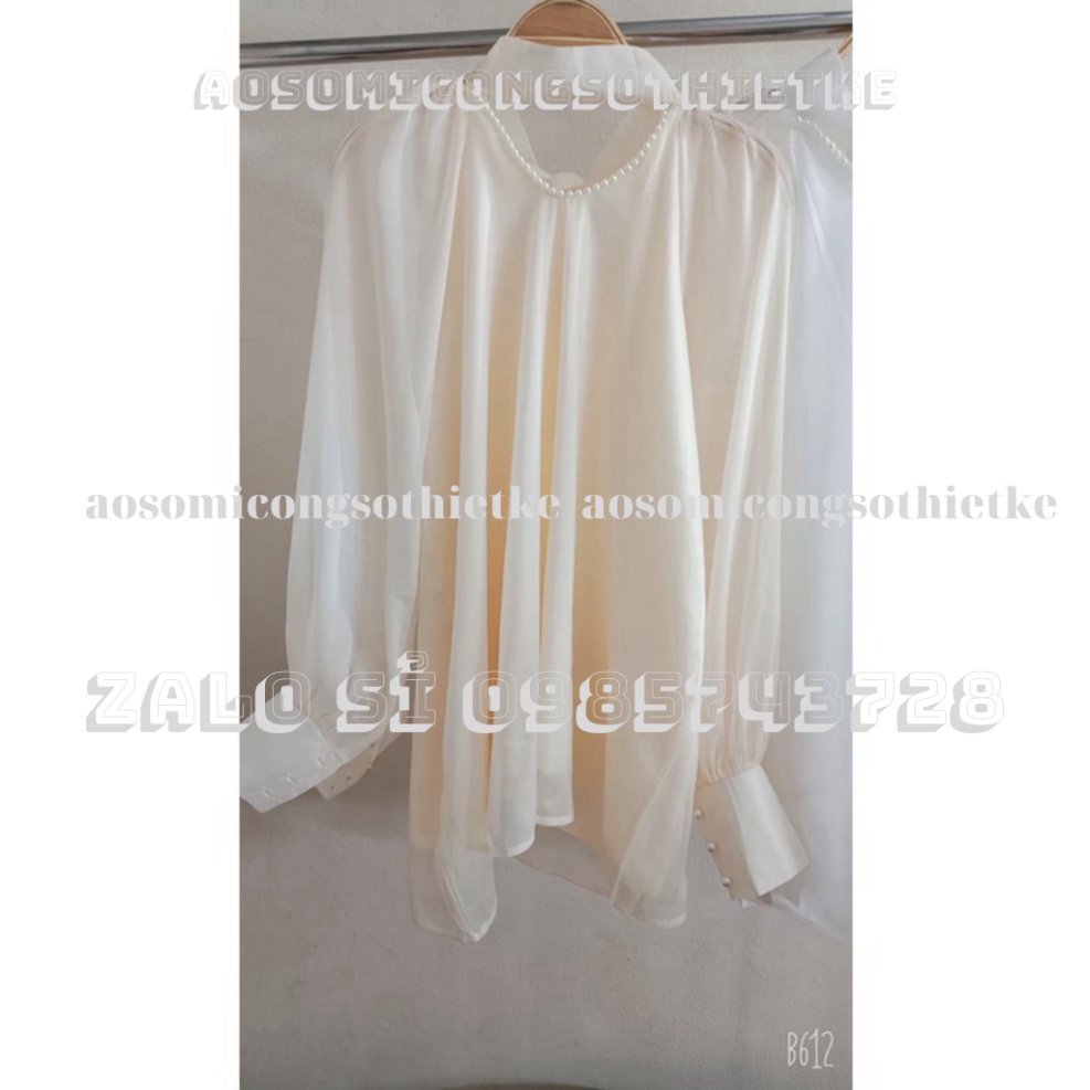 áo babydoll tay bồng tiểu thư dấu quần kaca aosomicongsothietke